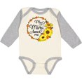 thumbnail image 3 of Inktastic My Mimi Loves Me with Sunflower Wreath Boys or Girls Long Sleeve Baby Bodysuit, 3 of 5