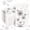 White-120pcs, variant on 120 Pack Dandelion Paper Napkins, 2-Ply Disposable Guest Towels, Decorative Guest Hand Towels for Bathroom Dinner Party Wedding Table Decor, 4.3 x 7.9 inch
