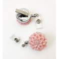 thumbnail image 2 of ID Avenue Retractable Badge Holder 32" Zinnia Floral ID Badge Reel with 360° Swivel Clip, 3.5L, 2 of 4