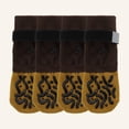 thumbnail image 5 of Unique Bargains 4 Pcs Non-Slip Useful Dog Socks with Reflective Tapes Gray S, 5 of 7