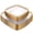 Clear Gold-7.25&10inch-50pcs, variant on 50white And Plastic Plates Disposable - Square Heavy Duty Include 25 Each (dinner & Dessert) For Party Wedding