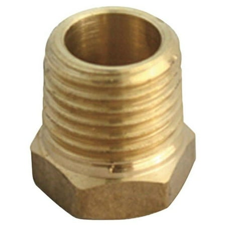 Home Plus 4017300 0.75 MPT x 0.5 in. FPT Brass Hex Bushing - Pack of 5