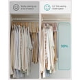 thumbnail image 4 of Perchas para Pantalones, 30 Perchas de Terciopelo, 42.5 cm de Largo, con Clips Ajustables, Antideslizantes, 4 of 7