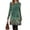 Green, variant on Floral Print Long Sleeve Dress V-Neck Tight Fitting Midi Bohemian Style Women's Straight Party Dress Elegant Office Work Dresses Beige L