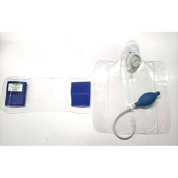 Medical Pressure Infusion Bag | Laparoscopic Hysteroscopy Infusor Bag | Transparent Pressure Bag | 500 ML