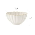 thumbnail image 6 of The Pioneer Woman Colette Stoneware Cereal Bowl, Cream, 6 of 8