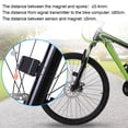 thumbnail image 3 of Lixada LIXADA BL100-3IN1 Wireless Bike Computer with Light & Bell, Green Backlight, ABS & Acrylic, 3.7V 1200mAh Battery, CR2032 Sensor, Compact Design 100x53x27mm, 3 of 7