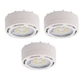 thumbnail image 1 of Amax Lighting 3580LED-PL3WHT 12W 120V LED UNDERCABINET LIGHT PUCK 3 WHITE, 1 of 1