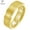 Gold, variant on Sterling Silver 925 Plain Scratched / Brushed Top 6mm 7mm 8mm Ring in Silver or Yellow with Free Engraving
