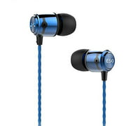 SoundMAGIC E50 Professional Sound Isolating Earphones, In-Ear Monitors, Wired Earbuds Headphones, HiFi Stereo,3.5mm Jack, No Mic, Blue