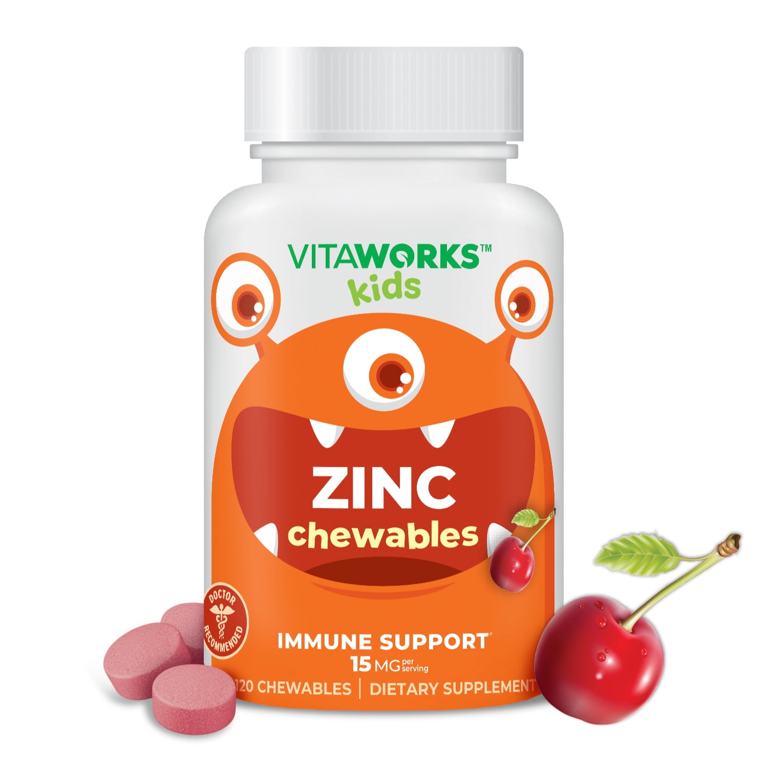 Zinc for Kids 15 mg Chewables