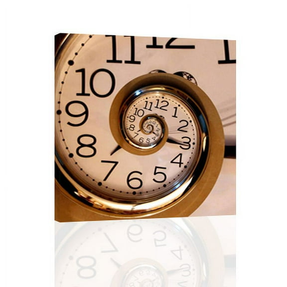 Eternal Clock - CANVAS OR WALL ART PRINT