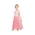 thumbnail image 2 of Girls Dress Pink Halter Lace Princess Pleated Formal Wedding Pageant 12 Years, 2 of 9