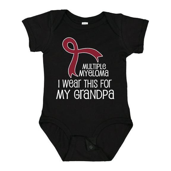Inktastic Multiple Myeloma Awareness Grandpa Boys or Girls Baby Bodysuit