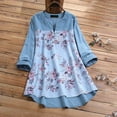 thumbnail image 1 of Mefallenssiah T-Shirt Décontracté Mode pour Femmes Manches Courtes Col en V Chandail en Molleton Blouse, 1 of 6