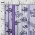 thumbnail image 2 of oneOone Rayon Medium Purple Fabric Sea Sewing Craft Projects Fabric Prints By Yard 56 Inch Wide, 2 of 4