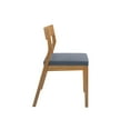 thumbnail image 6 of Plank+Beam Solid Wood Dining Chair Frame (2 Pack), Pecan with Graphite Cushion, 6 of 9