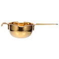 thumbnail image 2 of Miangastore Kitchen Tool 1Pc 9.6x5.5x2.4in Golden Stainless Steel Melting Pot, 2 of 8