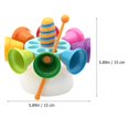 thumbnail image 2 of AMERTEER   1 Set Baby Percussion Instrument Music Rotating Bell Toy Educational Toy, 2 of 8