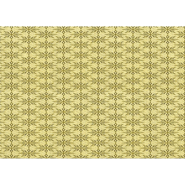 Ahgly Company Machine Washable Indoor Rectangle Transitional Dark Golden Rod Brown Area Rugs, 8' x 12'