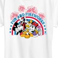 thumbnail image 3 of Disney - Fun And Fireworks - Women's Short Sleeve Graphic T-Shirt, 3 of 5