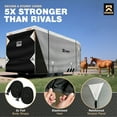thumbnail image 3 of KNOX Horse Trailer Covers With Anti-Tear APEX Fabric, Bumper-Pull Horse Trailer Cover Windproof & Waterproof Protection, Storage Cover, Multi-Year Use, 10 Ft 1 In - 12 Ft, 3 of 8