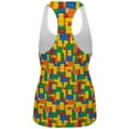 thumbnail image 2 of Halloween Building Blocks Costume All Over Womens Racerback Tank Top - Medium, 2 of 2