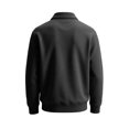 thumbnail image 6 of Delconic Mens Classic Polo Sweatshirt Long Sleeve Collared Pullover Casual Knit Top Regular Fit Button Placket Everyday Shirt Black M, 6 of 8