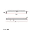 thumbnail image 4 of Adjustable Bridge Saddle Tools Nut Set For Acoustic Folk Guitar Accessories Part Silver, 4 of 10