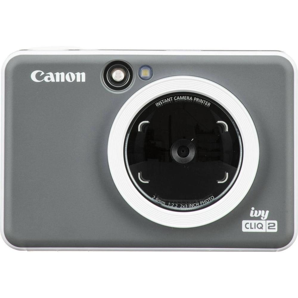 canon ivy cliq2 instant film camera black