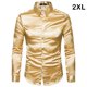 thumbnail image 2 of Sonducket Camisa transpirable para hombre Satén con mangas largas - Trabajo Boda o hogar Camisa para hombre Manga larga formal Amarillo Type3 NO3, 2 of 6