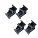 thumbnail image 5 of 4 bisagras plegables ajustables de 90 grados de metal para bricolaje, accesorios para patas de mesa. Negro, 5 of 9