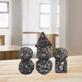 thumbnail image 4 of Juego poliédricos DND huecos de 7 piezas, da de entretenimiento de Bronce Zulema Dados polihédricos huecos, 4 of 8
