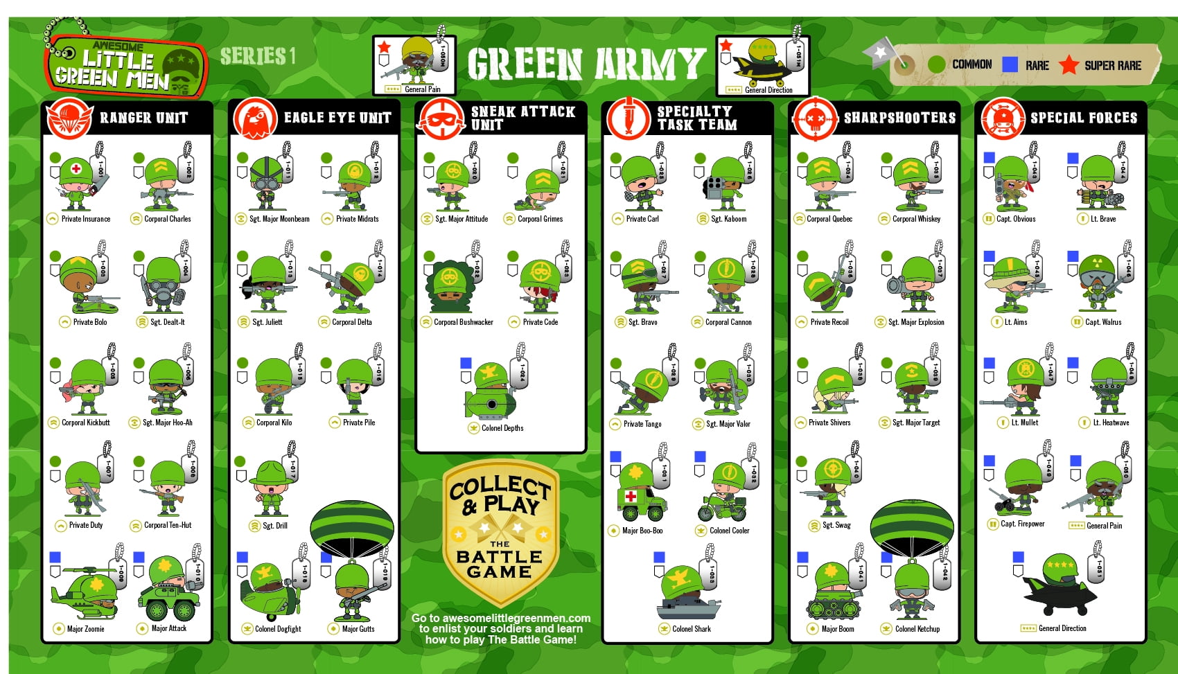 Awesome Little Green Men Blind Bags Series 1