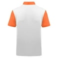 thumbnail image 4 of SGFCWSX Mens Polo Shirts Short Sleeve Moisture-Wicking Quick-Dry Slim Fit Gradient Casual Golf Shirts for Men White Size 5XL, 4 of 5