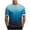 Light Blue, variant on ZCFZJW Mens Ombre Shirts Casual Summer Short Sleeve Gradient Color Print Crewneck Basic Workout T-Shirts Loose Soft Cotton Pullover Tops Navy L