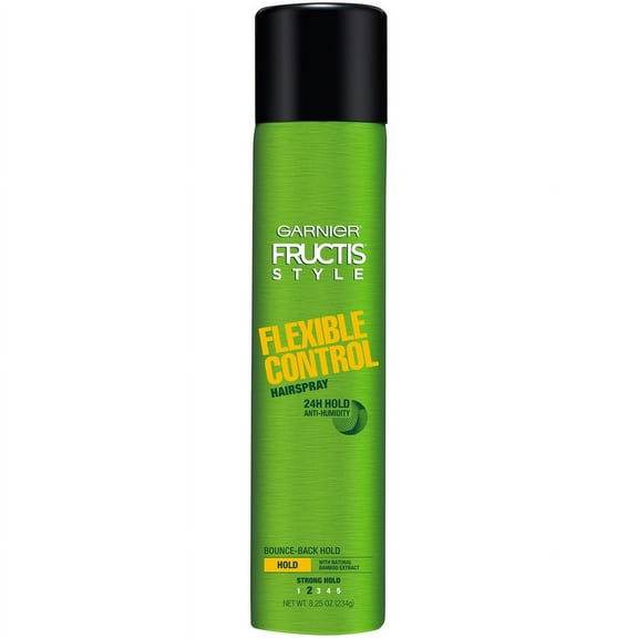 Garnier Fructis Styling Flexible Control Anti Humidity Hairspray Strong Hold, 8.25 Oz