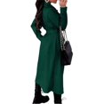 thumbnail image 2 of Niaviben Pea Coat for Women Warm Winter Coats for Women Long Wool Winter Coats for Women Jacket Women Shirts for Women Dressy Casual Womens Jackets Coats for Women Green S, 2 of 5
