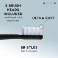 thumbnail image 4 of Cepillo de dientes eléctrico MOON Sonic para adultos con 5 modos negro, 4 of 5