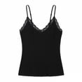 thumbnail image 6 of Vetsdori Womens Camisole Tank Tops Lace Sleeveless Shirts Pullover,Tanks and Camis Summer Black Undershirts Work Tops for Women Crewneck, 6 of 6