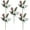 Cotton, variant on Artificial Frosted Pine Branches Twig Snow Covered Berries and Pick Christmas Halloween/Thanksgiving Decoration Holiday Table Supplies Decor (Cotton)