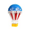thumbnail image 2 of Adorno de globo aerostático estilo retro para colgar en la puerta, diseño de escena de apartamento. Azul, 2 of 9