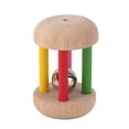 thumbnail image 4 of 6 Pieces Wooden Baby Rattle Set with Handbell Shaker Rattles Sensory Training Easy Grasping Colorful Wood Toy Set, 4 of 4