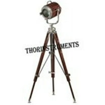 Thor Instruments Nautical Design Wood Bedroom Corner Tripod Spot Light Wooden Floor Stand Lamp