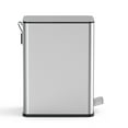 Nine Stars 2.6 Gallon Trash Can, Slim Step On Bathroom Trash Can