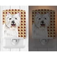 thumbnail image 2 of Westie Fall Leaves Portrait Ceramic Night Light, 2 of 2
