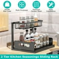 thumbnail image 7 of 2-Tier Under Sink Organizer Pull Out Basket Storage, 7 of 7