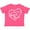 Vintage Hot Pink, variant on Inktastic I Love My Aunt and Uncle in White Chalk Heart Boys or Girls Toddler T-Shirt