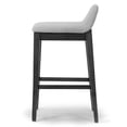 thumbnail image 5 of Glamour Home Ave 28.5" Faux Leather Bar Stool with Stitching in Brown (Set of 2), 5 of 6