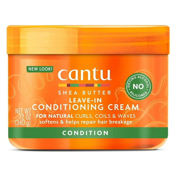 Cantu Shea Butter Leave-In Conditioning Cream, 12 Oz, 2 Pack